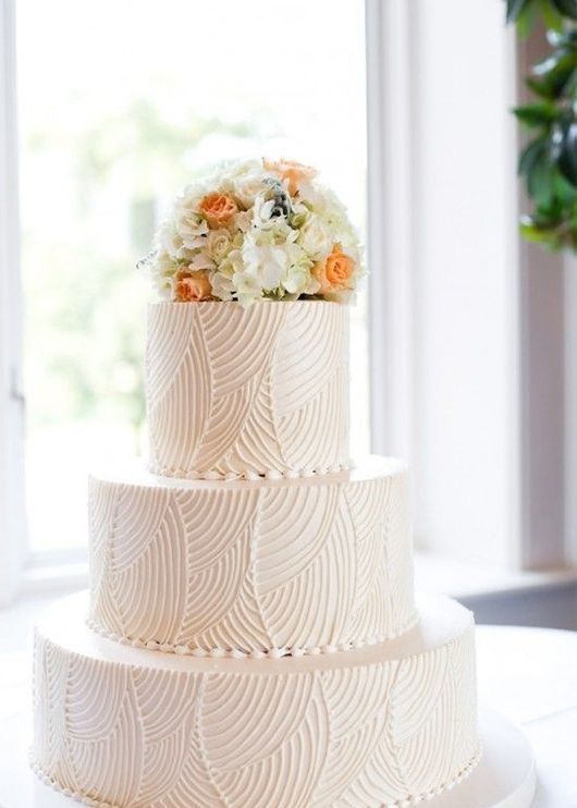 Tendencias para bodas pastel crema mantequilla
