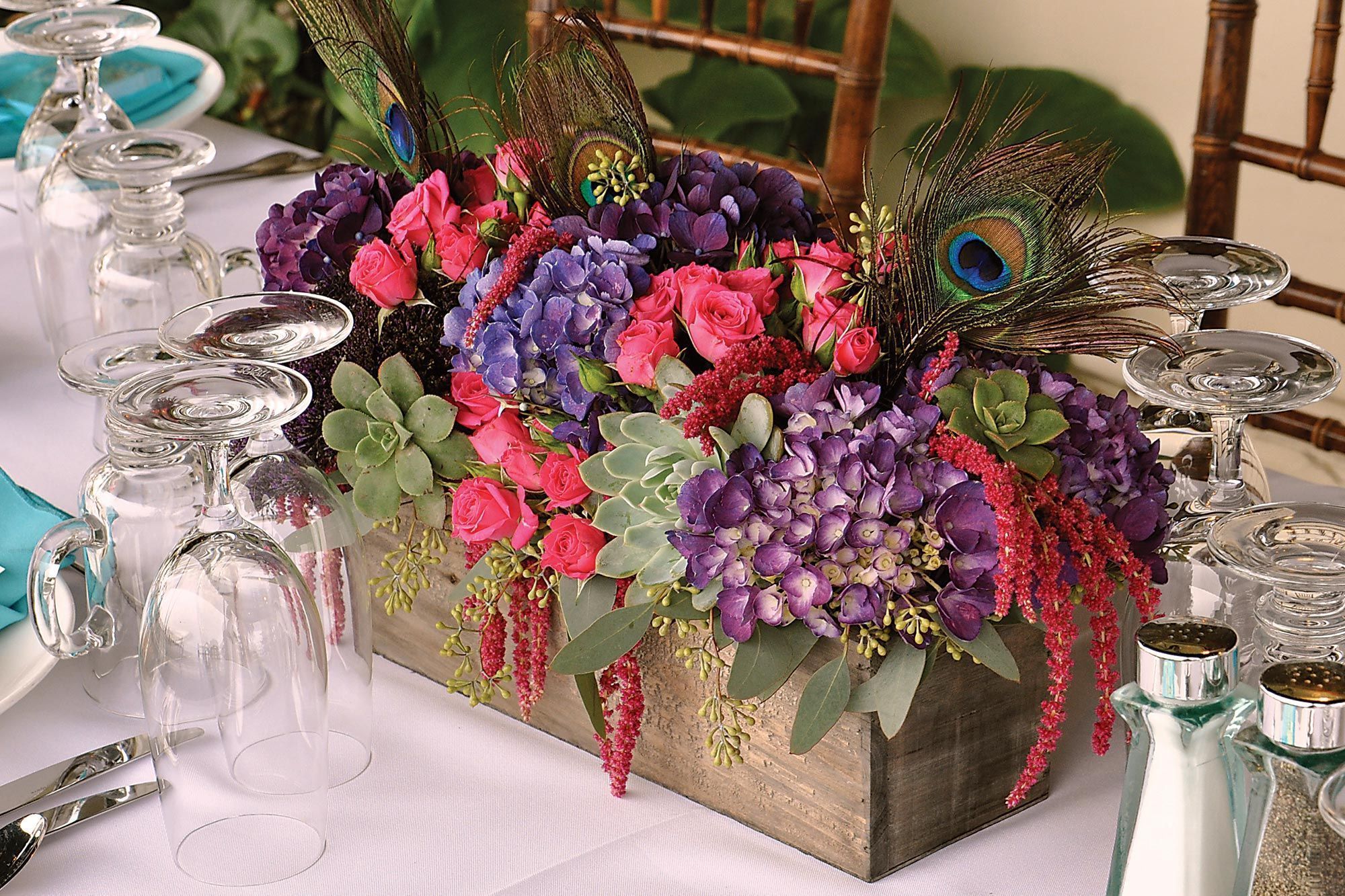 Tendencias para bodas centros de mesa